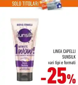 Conad Linea capelli SUNSILK offerta