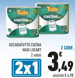 Conad Asciugatutto cucina maxi lucart offerta