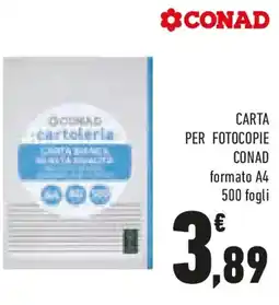 Conad Carta per fotocopie CONAD offerta