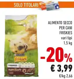 Conad Alimento secco per cani FRISKIES offerta