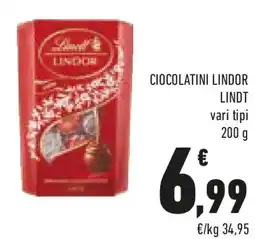 Conad Ciocolatini lindor LINDT offerta