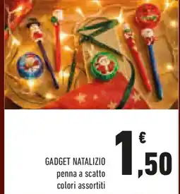 Conad Gadget natalizio penna a scatto offerta