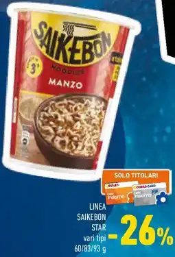 Conad Linea saikebon star offerta