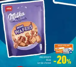 Conad Linea biscotti MILKA offerta