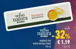 Conad Maionese bio verso natura CONAD offerta