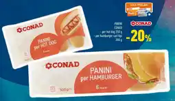 Conad Panini conad per hot dog e per hamburger offerta