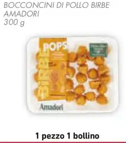 Conad Bocconcini di pollo birbe AMADORI offerta