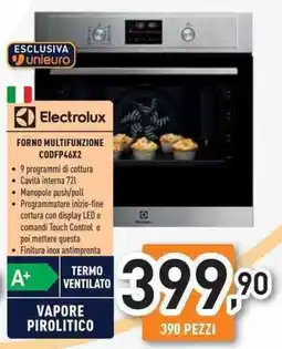 Unieuro Electrolux FORNO MULTIFUNZIONE CODFP46X2 offerta