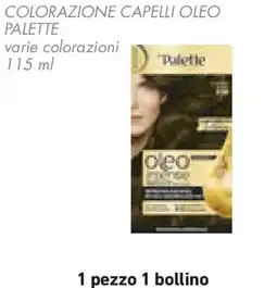 Conad Colorazione capelli oleo PALETTE offerta