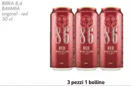 Conad Birra 8,6 bavaria original - red offerta