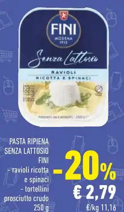 Conad Pasta ripiena senza lattosio FINI offerta