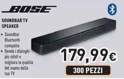 Unieuro Bose soundbar tv speaker offerta