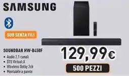 Unieuro SAMSUNG SOUNDBAR HW-B450F offerta