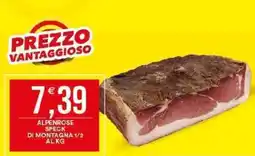 Vantaggio Cash&Carry Alpenrose speck di montagna 1/2 offerta