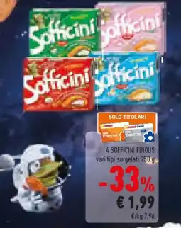 Conad 4 sofficini FINDUS offerta