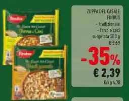 Conad Zuppa del casale findus tradizionale, farro e ceci offerta