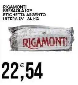 Vantaggio Cash&Carry Rigamonti bresaola igp etichetta argento intera sv offerta