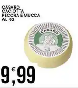 Vantaggio Cash&Carry Casaro caciotta pecora e mucca offerta