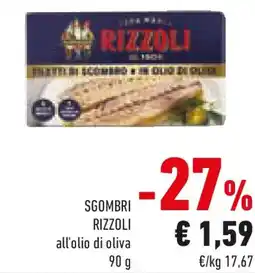 Conad Sgombri rizzoli all'olio di oliva offerta