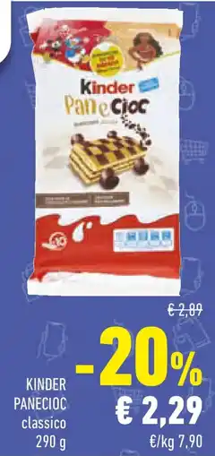 Conad Kinder panecioc classico offerta