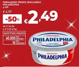 Bennet Formaggio fresco spalmabile PHILADELPHIA offerta