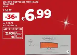 Bennet Salmone norvegese affumicato AQUAFOOD offerta