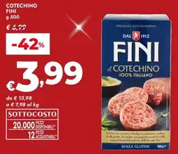 Bennet Cotechino FINI offerta