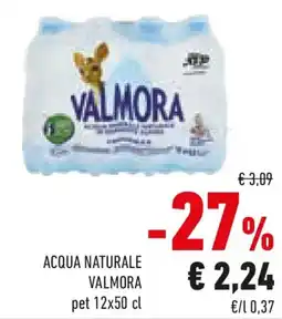 Conad Acqua naturale VALMORA offerta
