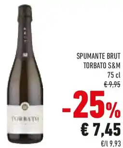 Conad Spumante brut torbato s&m offerta