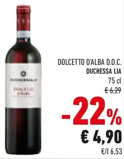 Conad Dolcetto d'alba d.o.c. DUCHESSA LIA offerta