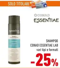 Conad Shampoo conad essentiae lab offerta