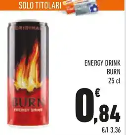 Conad Energy drink BURN offerta