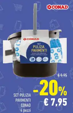 Conad Pulizia pavimenti CONAD offerta