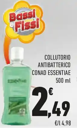 Conad Collutorio antibatterico CONAD ESSENTIAE offerta