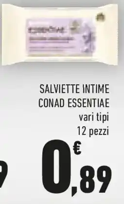 Conad Salviette intime CONAD ESSENTIAE offerta