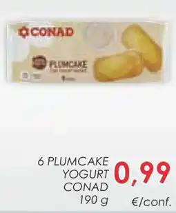 Conad 6 plumcake yogurt CONAD offerta
