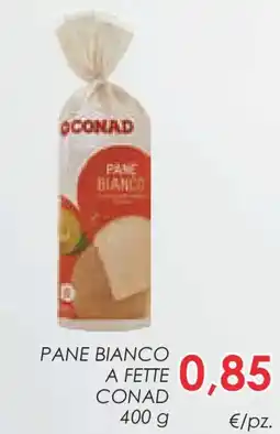 Conad Pane bianco a fette CONAD offerta