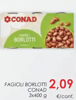 Conad Fagioli borlotti CONAD offerta