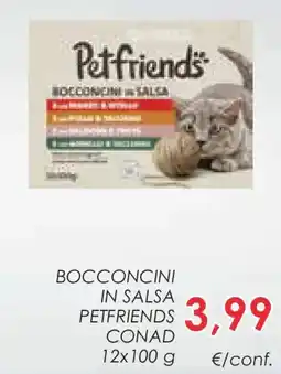 Conad Bocconcini in salsa petfriends CONAD offerta