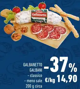 Conad Galbanetto galbani classico e meno sale offerta