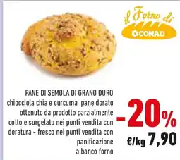 Conad Conad pane di semola di grano duro offerta