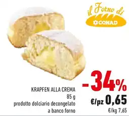 Conad Conad krapfen alla crema offerta