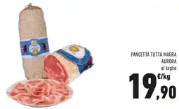Conad Pancetta tutta magra AURORA offerta