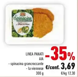 Conad Linea panati aia spinacina grancroccante e la viennese offerta