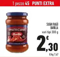Conad Sughi ragù BARILLA offerta