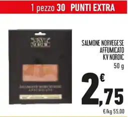 Conad Salmone norvegese affumicato kv nordic offerta