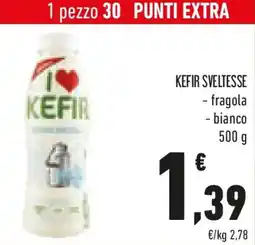 Conad Kefir sveltesse fragola e bianco offerta