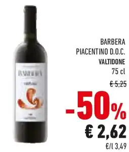 Conad Barbera piacentino d.o.c. valtidone offerta