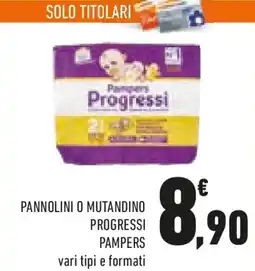 Conad Pannolini o mutandino PAMPERS offerta