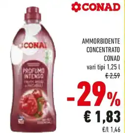 Conad Ammorbidente concentrato CONAD offerta